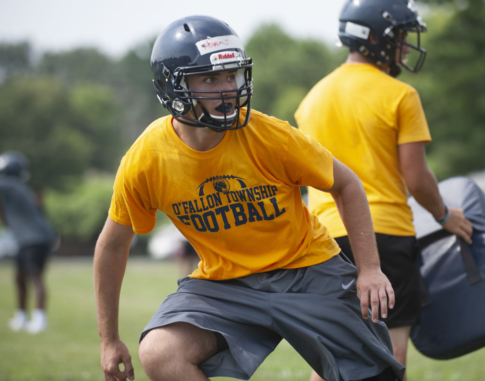 O'Fallon High School football practice